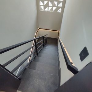 Guarda corpo e corrimão ferro preto